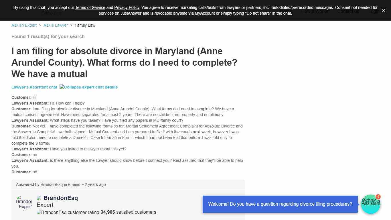 Absolute Divorce Forms Maryland Anne Arundel County Guide
